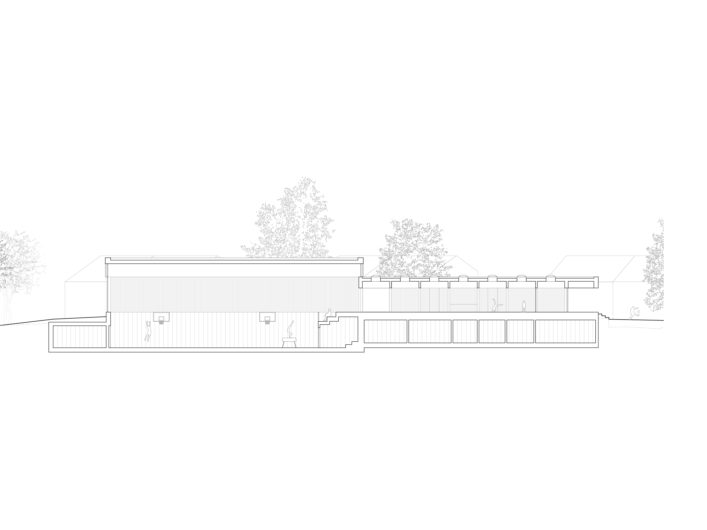 sporthalle steinach kit architects Zürich